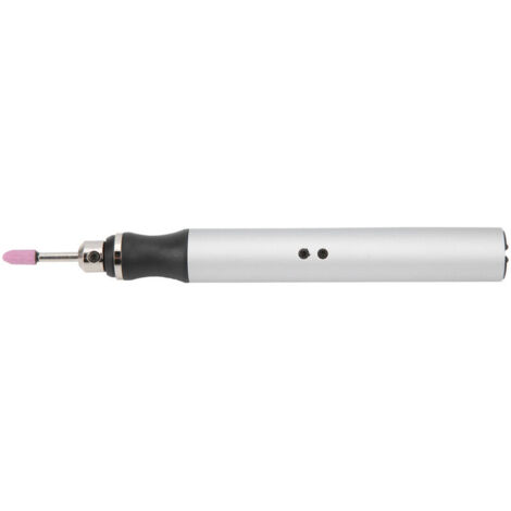 Penna per microincisione elettrica Jeffergarden, mini kit di strumenti per incisione vibro fai da te, accessori per rimozione unghie, argento