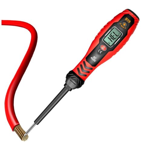 Penna tester di tensione, rilevatore di circuiti accurato - Cacciavite tester compatto per elettricisti 2 in 1 con display digitale per uso domestico e industriale