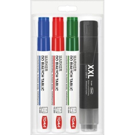 Pennarelli cancellabili a secco Name XXL - Set da 4 pezzi