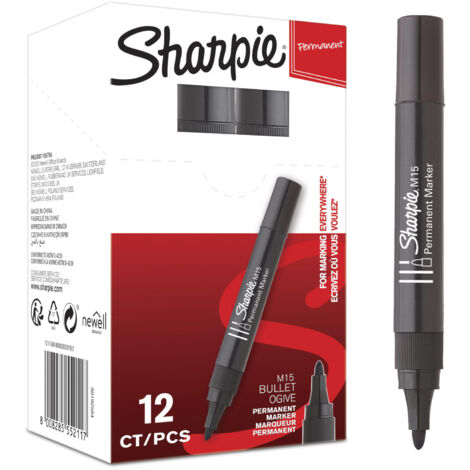 Pennarelli Marcatore Nero M15 (Conf 12 Pz)