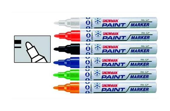 Image of Pennarelli Snowman Paint-Marker Cp-12 Oro Conf. 12 Pz