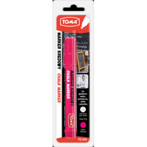 Pennarello a gesso TOMA 4,5 mm rosa
