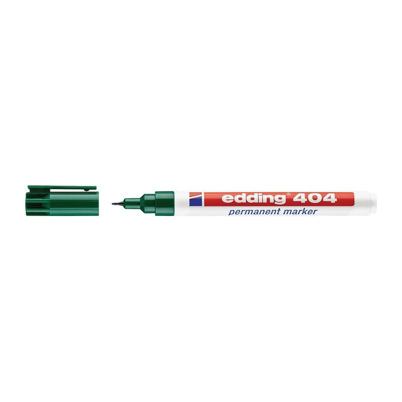 Image of Edding - Marcatore permanente 404 linea verde - punta 0,75 mm (Per 10)