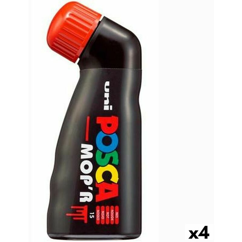 Posca - Pennarello mop'r PC-22 Rosso (4 Unità)