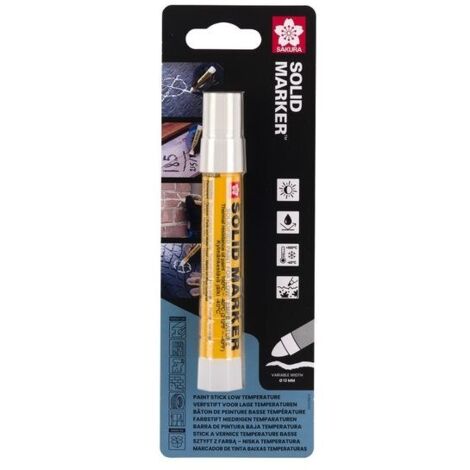 Pennarello solido per basse temperature bianco, Sakura