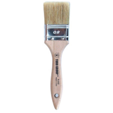 PENNELLESSA BIONDA MANICO LEGNO S.122 30 MM- 12,0 pz