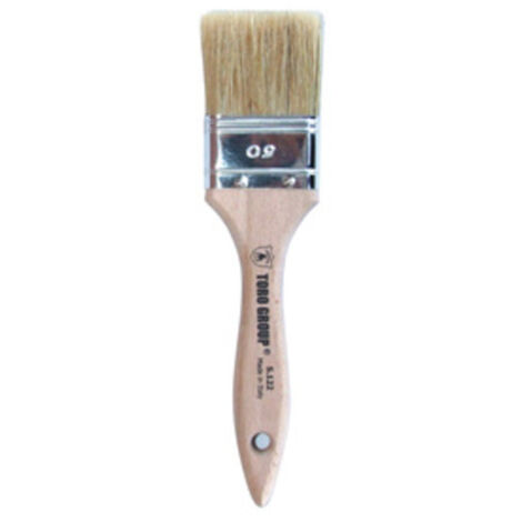 PENNELLESSA BIONDA MANICO LEGNO S.122 40 MM- 12,0 pz