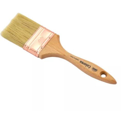 Pennellessa "Tripla" con setola cinese bionda e manico di legno -n.60 / 1 pezzo