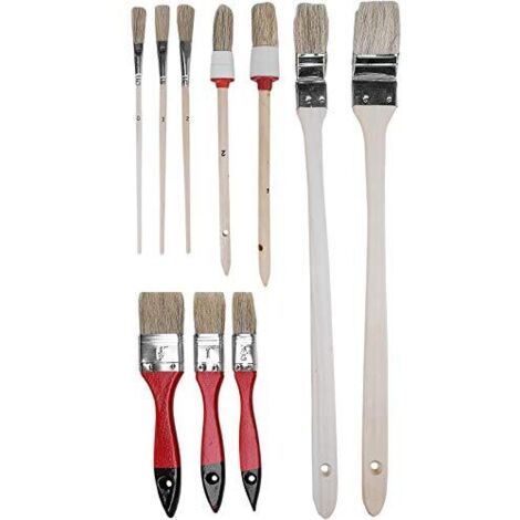 Pennelli piatti set 10 pz.