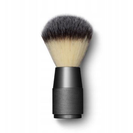 PENNELLO DA BARBA IN SCHIUMA - SETOLE SINTETICHE, IDEALE PER VEGANI, ACCIAIO PREMIUM