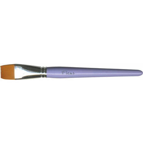 Pennello Fleur a Punta Piatta Sintetico per Pittura Decorazioni - Formato: N 18