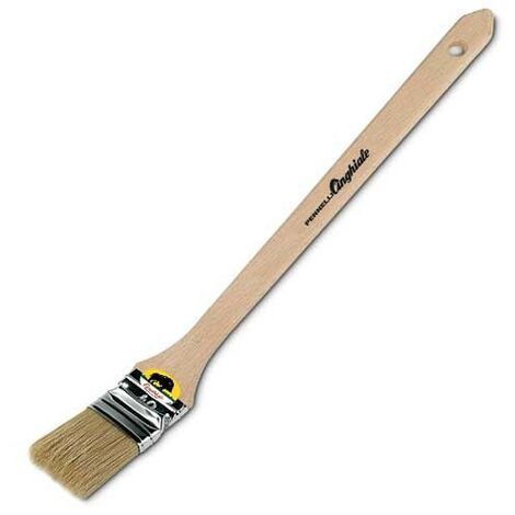 Pennello radiatore 60mm  con manico in legno cinghiale