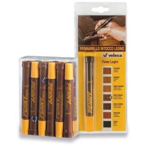 PENNYLEGNO PENNARELLO NERO SET 5 PEZZI - VELECA