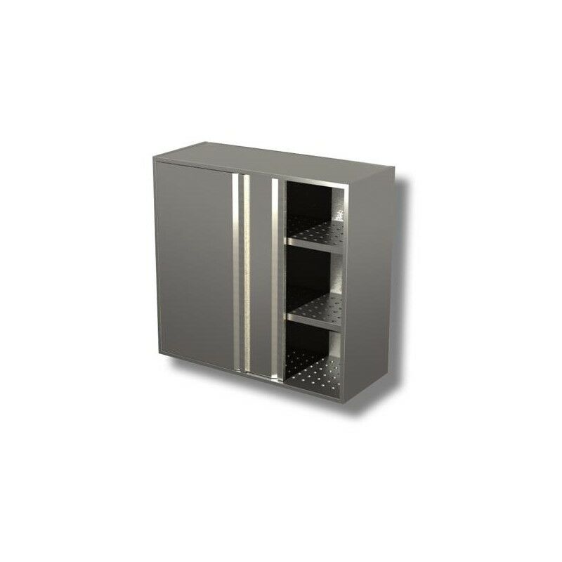 Pensile 130x40x100 acciaio inox 430 armadiato