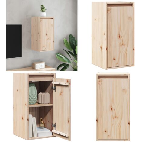 Pensile 30x30x60 cm in Legno Massello di Pino - Mobile tv - Arredamento