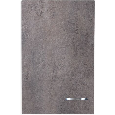Pensile 45x32 anta corten grigio maniglia destra
