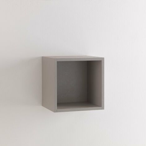 Pensile a Giorno da Soggiorno 34x27x34 cm in Legno TFT Marte Pietra Avana
