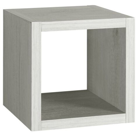 PENSILE A GIORNO SOSPESO MOD. UNIKA cm 20x22,5xH.20 Olmo Bianco DH
