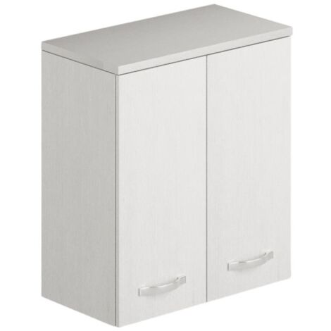 Pensile bagno due ante 71x38x77 colore bianco frassinato