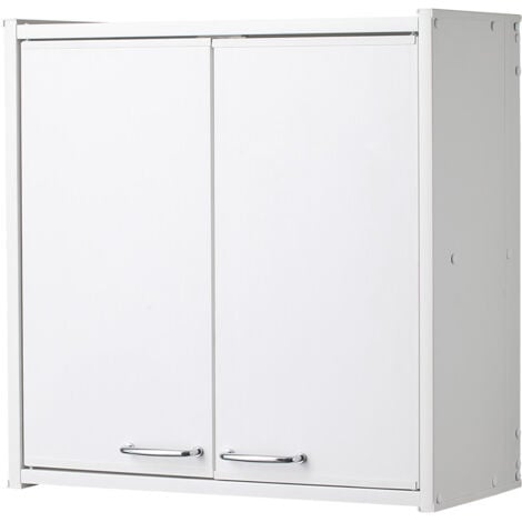Pensile bagno PVC in KIT per interni/esterni Dim: 59 x 59 x 21 cm BIANCO