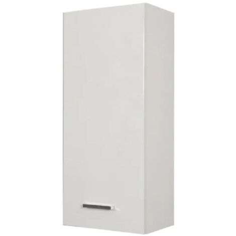 PENSILE BAGNO SOSPESO UN ANTA IN MELAMINICO BIANCO H.70CM - L=34CM H=71CM P=22CM  - SAV