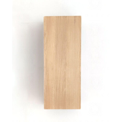Pensile bianco lucido cm 30x74x27 rovere naturale -Made in Italy