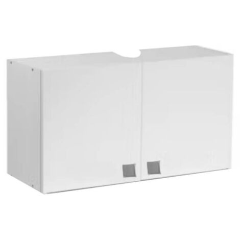 Pensile cappa cucina 2 ante 60x31x40H bianco MONTATO