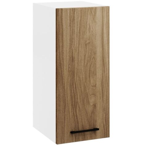 Pensile cucina con anta 30x32x72H colore noce naturale
