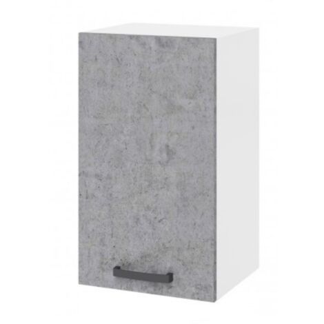 Pensile cucina con anta 40x32x72H colore cemento