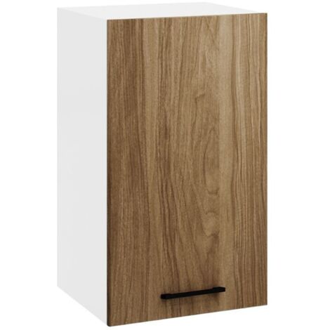 Pensile cucina con anta 40x32x72H colore noce naturale