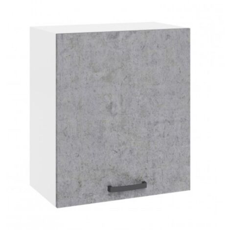 Pensile cucina con anta 60x32x72H colore cemento