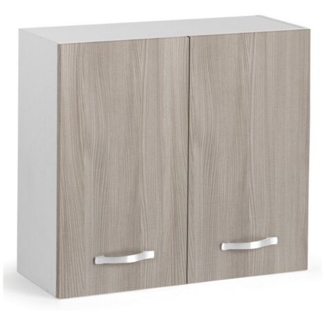 Pensile cucina doppia anta 80x32x72H colore olmo