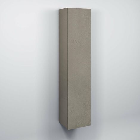 Pensile da Bagno 34x27x160 cm in Legno TFT Marte Pietra Avana