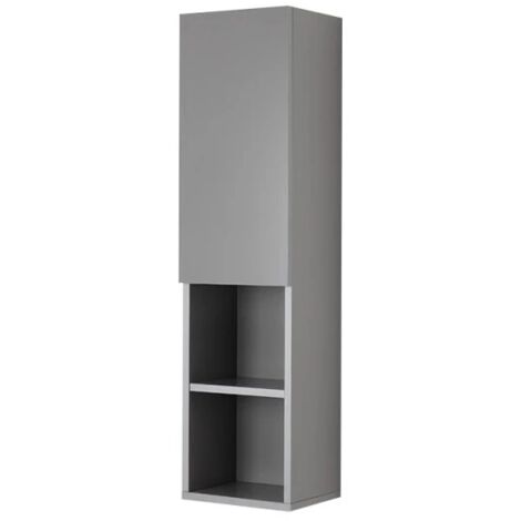 Pensile da bagno sospeso grigio 30x115cm Pastello Feridras