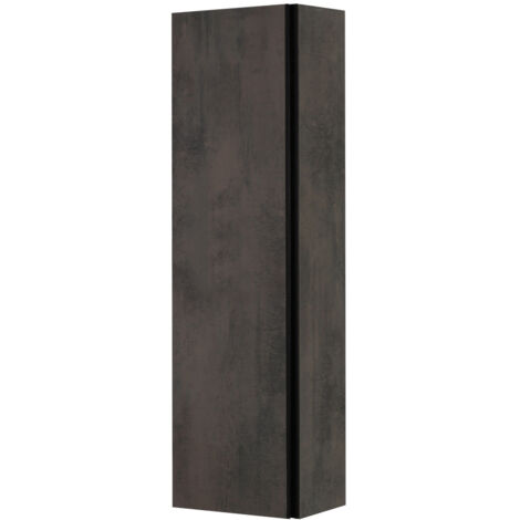 Pensile da bagno sospeso grigio ossido 40x135cm Oxid Feridras