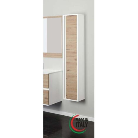 Pensile da bagno sospeso rovere 30x150cm Fabula Feridras