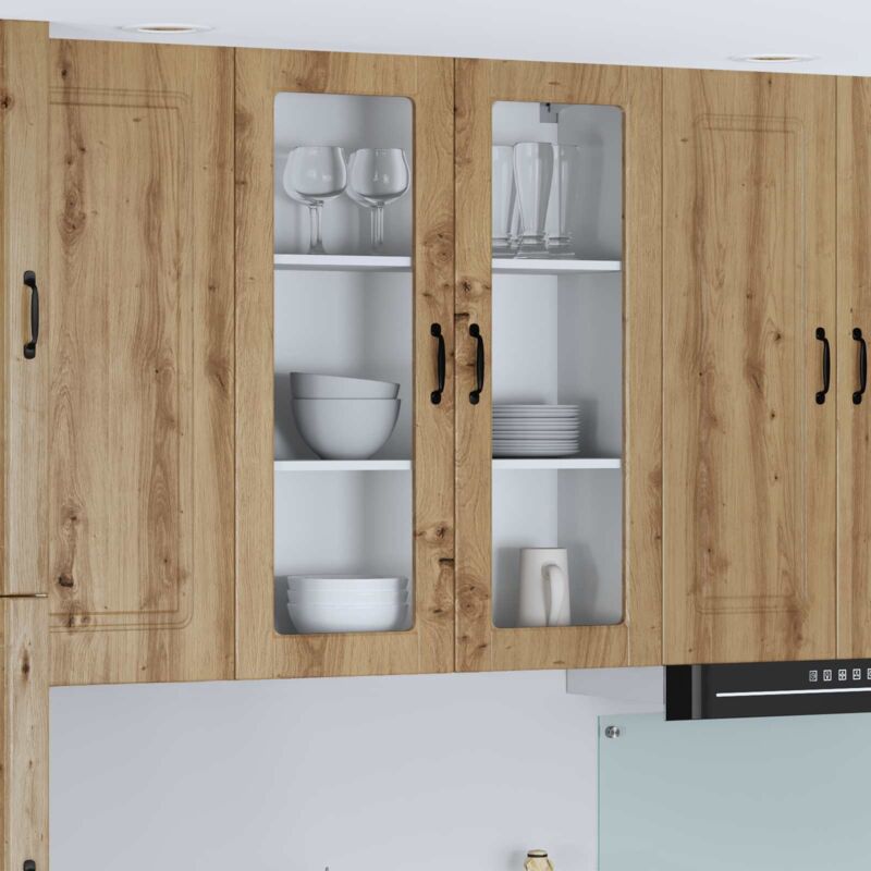 Vidaxl Pensile Cucina Lucca Rovere Artigianale 80 X 31 X 100 Cm
