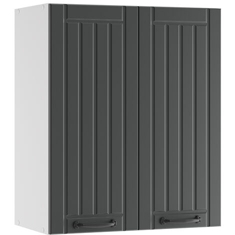 Pensile da cucina Fame-Line, Antracite rustico, 60 cm, Vicco