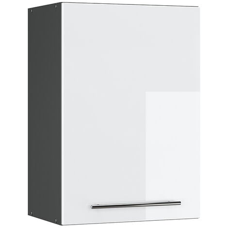 Pensile da cucina Fame-Line, Bianco lucido, 50 cm, Vicco