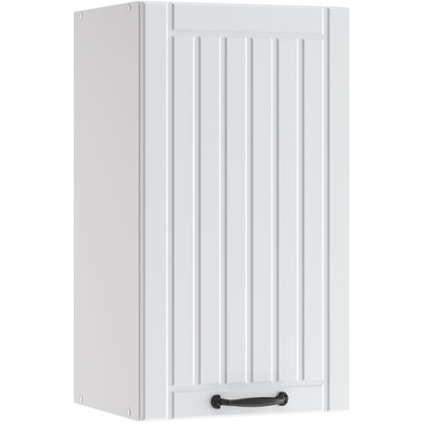 Pensile da cucina Fame-Line, Bianco rustico, 40 cm, Vicco
