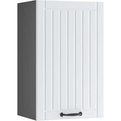 Pensile da cucina Fame-Line, Bianco rustico, 45 cm, Vicco