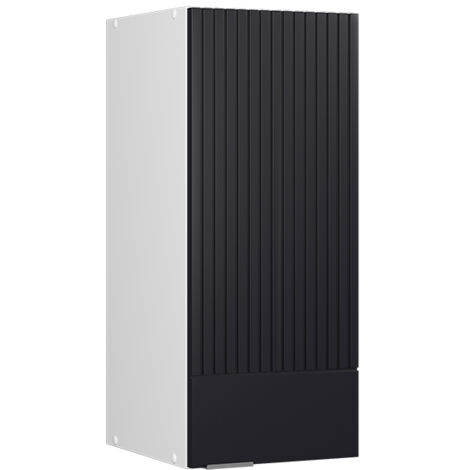Pensile da cucina Fame-Line, Nero a righe, 30 cm, Vicco