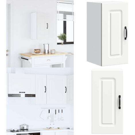 Pensile da Cucina Kalmar Bianco in Legno Multistrato - Pensile da cucina - Armadio in legno