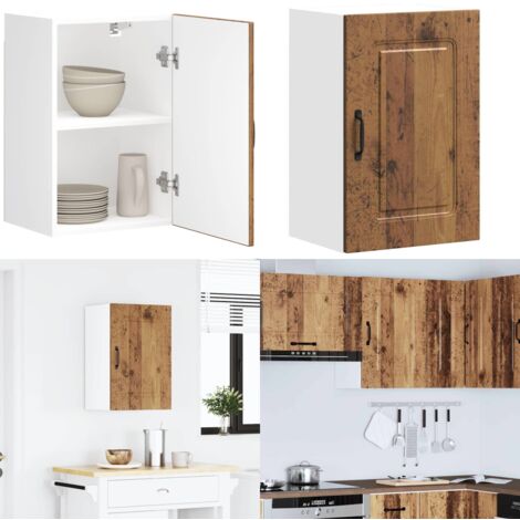 Pensile da Cucina Kalmar Legno Vecchio in Legno Multistrato - Pensile da cucina - Armadio in legno