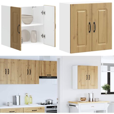 Pensile da Cucina Kalmar Rovere Artigianale Legno Multistrato - Pensile da cucina - Armadio in truciolato