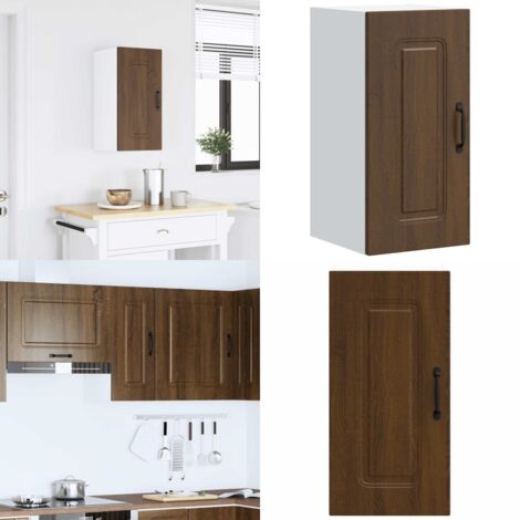 Pensile da Cucina Kalmar Rovere Marrone in Legno Multistrato - Pensile da cucina - Armadio in legno