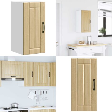 Pensile da Cucina Lucca Rovere Sonoma in Legno Multistrato - Armadio da parete - Armadio in legno