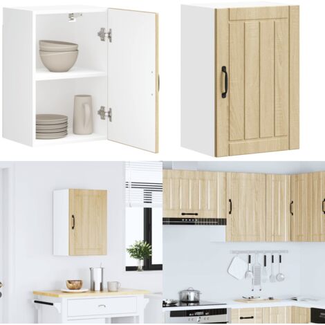 Pensile da Cucina Lucca Rovere Sonoma in Legno Multistrato - Pensile da cucina - Armadio da parete
