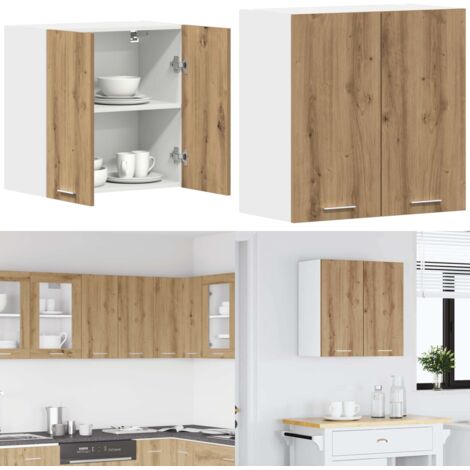 Pensile da Cucina “Lyon” Rovere Artigianale 60x31x60 cm - Pensile da cucina - Armadio da cucina in legno