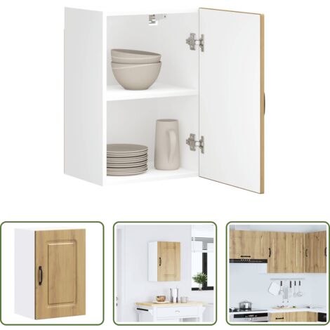 Pensile da cucina -  Pensile da Cucina Kalmar Rovere Artigianale Legno Multistrato